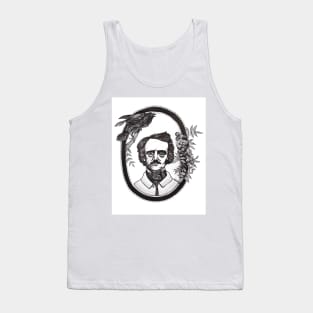 Edgar Allan Poe Illustration by Ash Claise Tank Top